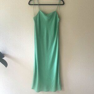 Banana Republic, size M, mint green maxi dress